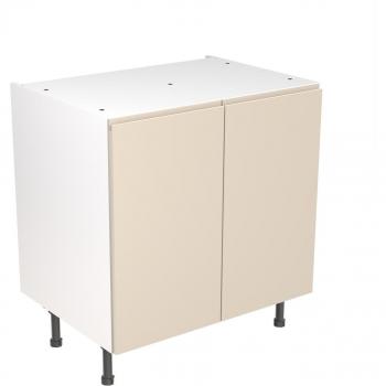 Kitchen Base Unit with J-Pull Cabinet Door - Cashmere / 80cm / Super Gloss