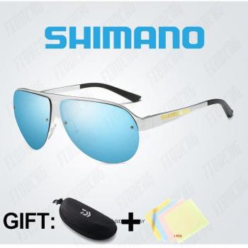 SHIMANO Polarized UV400 Mirror Sunglasses for Men