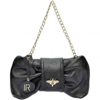 Isabella Rhea Schwarz – Lederhandtasche aus Rindfell, Einheitsgröße
