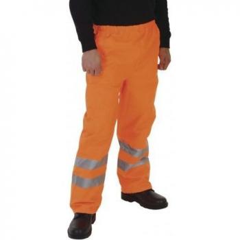 Grafters unisexe imperméable à l’eau haute visibilité sur un pantalon Orange 2XL