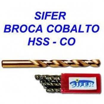 Broca Sifer Cobalto DIN 338 HSS-Co 8,00 (10 unidades)