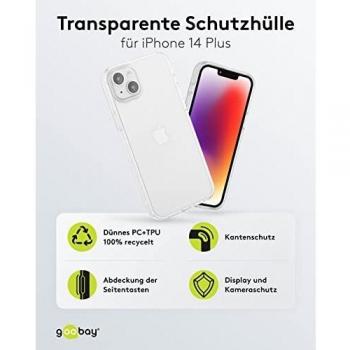 Goobay PureFlex iPhone 14 Plus Clear Cover