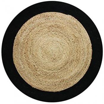 Alfombra de Yute Natural 90 cm para Salón o Dormitorio