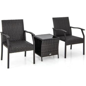 Tavolo+Sedie Rattan Intrecciato – Comfort Viminia