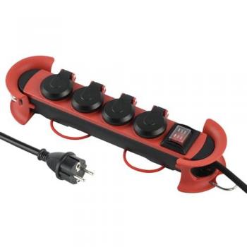 FREI NV 61-3 L Waterproof Socket Strip, 4 Outlets, 3m