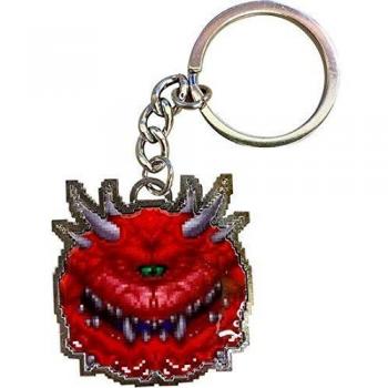 Porte-clés métallique Doom – Édition limitée Cacodémon 4 cm
