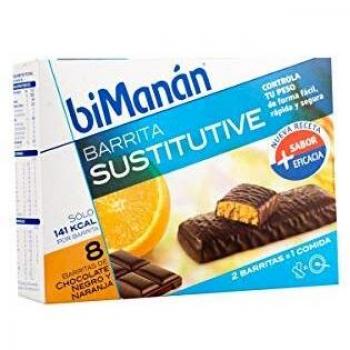 BiManán Barres Chocolat Noir et Orange 24 pcs