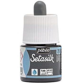 Pebeo SetaSilk Bastelfarbe – 45 ml Ebenholz