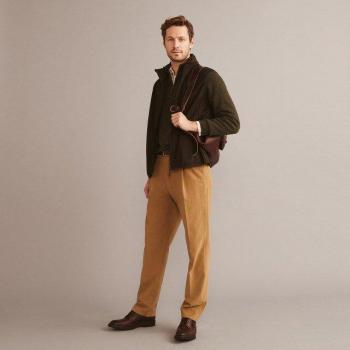 Verhunt Pantalón sport un pliegue para hombre