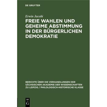 Vitalsource Technologies, Inc. Freie Wahlen und Geheime Abstimmung in der b?rgerlichen Demokratie
