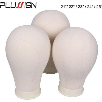 Wig Block Head Canvas Head 21-25 Inch