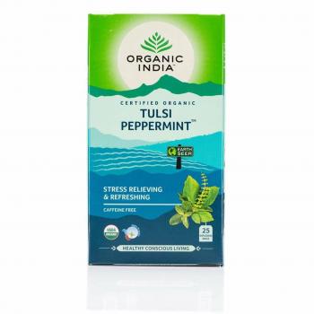 Tulsi Peppermint Organic Tea by Organic India, 18 Bags
