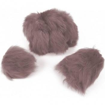 Faux Fur Steering Wheel Cover and Handbrake Set Universal 3pcs