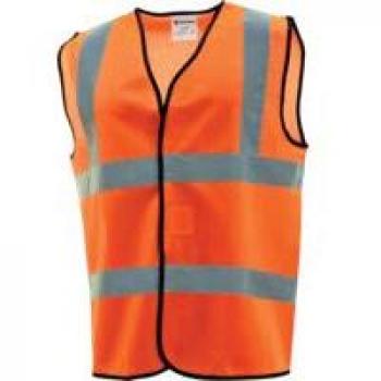 EN471 Certified XL Orange Hi‑Vis Protective Jacket