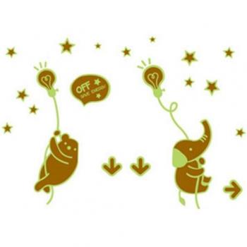Póster Brillante Elefante 21×29,7 cm
