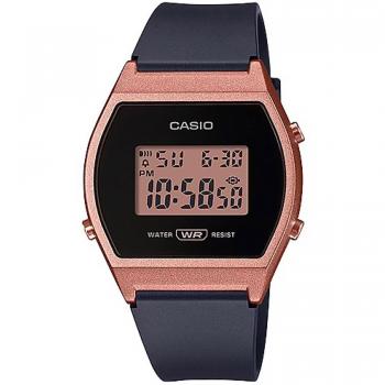 Relógio CASIO LW-204-1ADF Digital Feminino Preto e Rosê