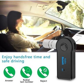 Wireless Bluetooth 2-in-1 Audio Adapter with 3.5mm Jack