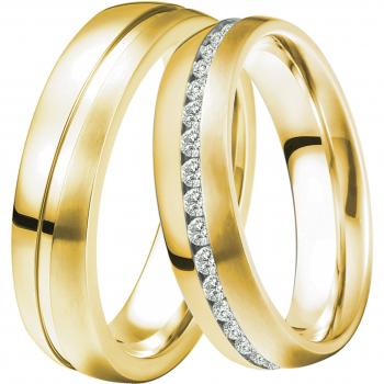 DOOSTI Trauring Ewige Liebe in Silber 925