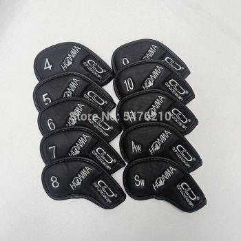 Juego de Cubiertas de Golf Honma, 10 Piezas, PU, Bordado de Una Cara, Para Hierros del 4 al SW