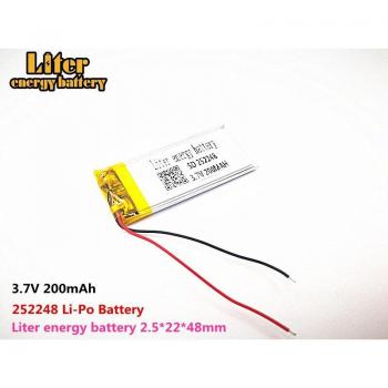 High-Quality 3.7V 200mAh Li-ion Battery for Tablets and GPS