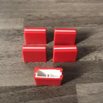 Boutons FADER CROSSFADER rouges, 5 pièces, compatibles DJM800 DJM700 DJM400 DJM5000 DAC2371