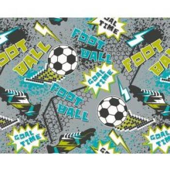 Graphic Pixel Footballs Wall Mural