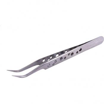 Matte Curved Straight Tip Stainless Steel Tweezers for Phone Repair