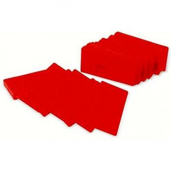 Montagekeilset Universal, Kunststoff, 16 Stück, rot