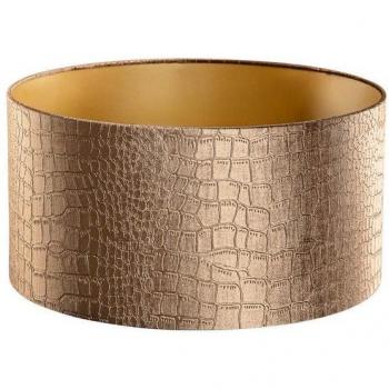 Abat-jour velours doré motif reptile