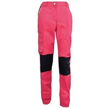 Pantalon Fashion Securité Femme Rose et Noir 40/42