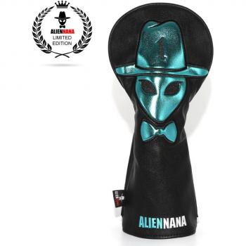 Aliennana 3-Piece Leather Golf Club Headcover Set (Driver, Fairway, Hybrid)