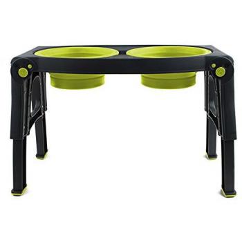 Mangiatoia Elevata Dexas Popware - 4 Tazze, Altezza Doppia Regolazione