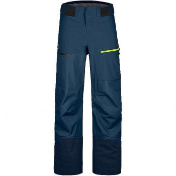 Ortovox - Pantalon de Ski 3L Ravine Shell M Deep Ocean - Homme - Taille XL - Bleu