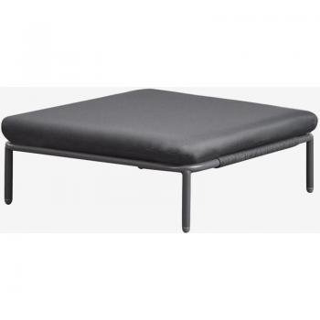 Pouf de Jardin Roubly Gris Graphite