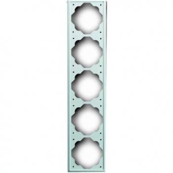 5-Gang White Frame 1725-74