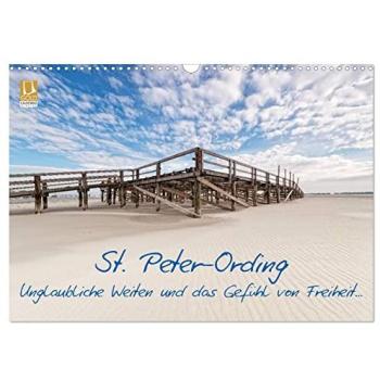 Calvendo, Kalender, St. Peter-Ording (Wandkalender 2026 DIN A3 quer), Monatskalender (A3)