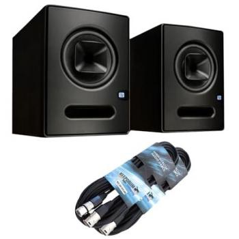 PreSonus Studio-Monitor Sceptre S8 Lautsprecher 1 Paar mit Kabel