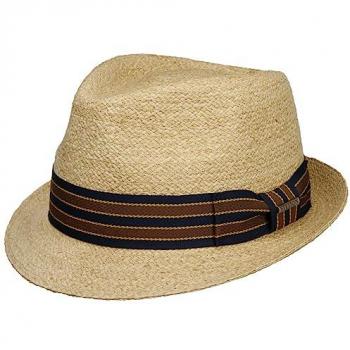 Yescott Trilby Straw Hat by Stetson - Nature - Female - XL (60-61 cm)