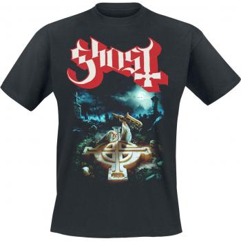 Maglietta Ghost Rite Here With Title Back - S a 3XL - Uomo - Nero