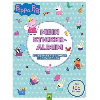 Schwager & Steinlein Verlag Peppa Pig Mein Stickeralbum Mit 100 Stickern: 24 Beschichtete Seiten Für Das Einfache Ablösen Und Tauschen Deiner Stickersammlung   Ab 3 Jahren