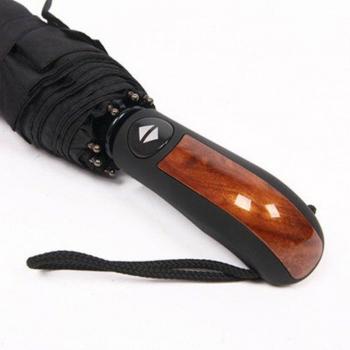 Carwind Luxury Paraguas Negro Plegable