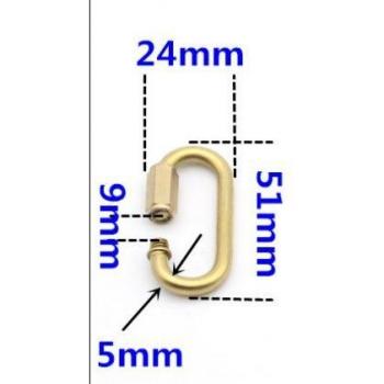 Boucle de fixation en laiton pour lustre
