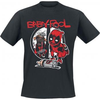 Marvel Deadpool Babypool I Need a Drink Tee - Black