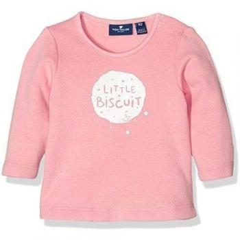 TOM TAILOR Kids basic Sweatshirt with print, sudadera Bebé-Niños, Rosa
