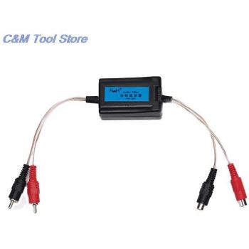Mini Ground Loop Isolator Noise Reduction Filter for Car and Home Stereos