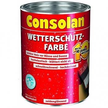 Consolan Wetterschutz-Farbe Grün 2,5 L