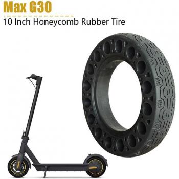 10 Inch Solid Rubber Tires for Ninebot Max G30 Electric Scooter