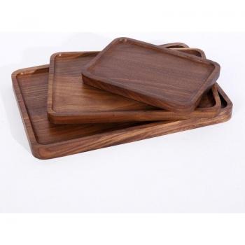 Black Walnut Rectangular Tray