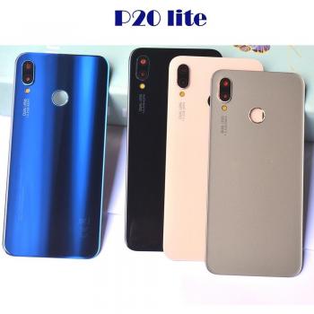 Huawei P20 Lite - Boîtier batterie arrière en verre + objectif de cadre