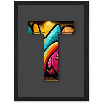 Artery8 T-Mural Colorful Initial Stencil